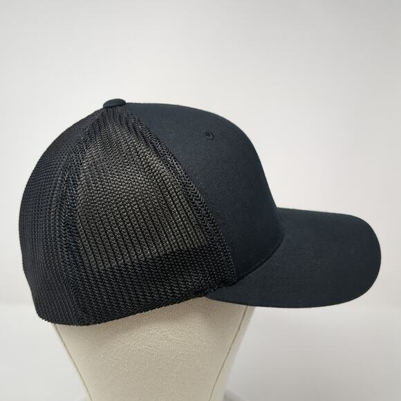 Idaho Tree WYR Clothing Fitted Trucker Hat Black One Size Embroidered Flexfit - Picture 5 of 8